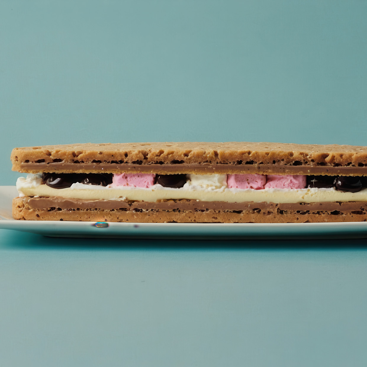 Vanilla Parle-G Sandwiches